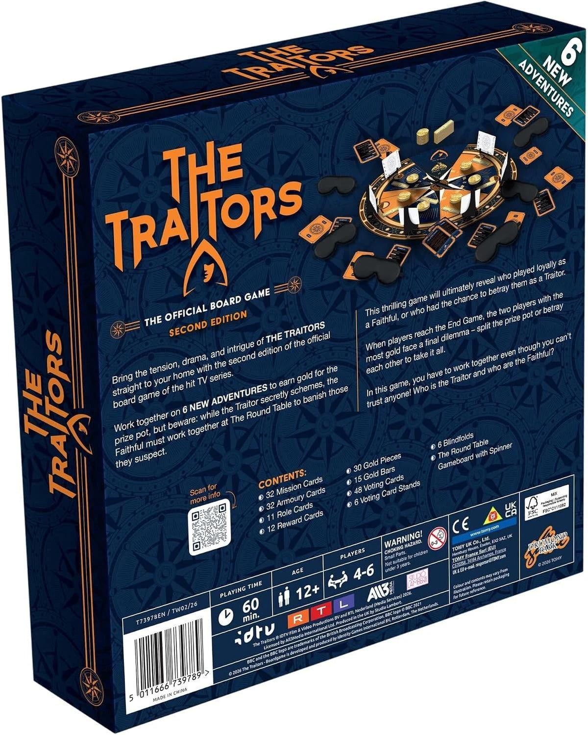 The Traitors Board Game 2nd edition