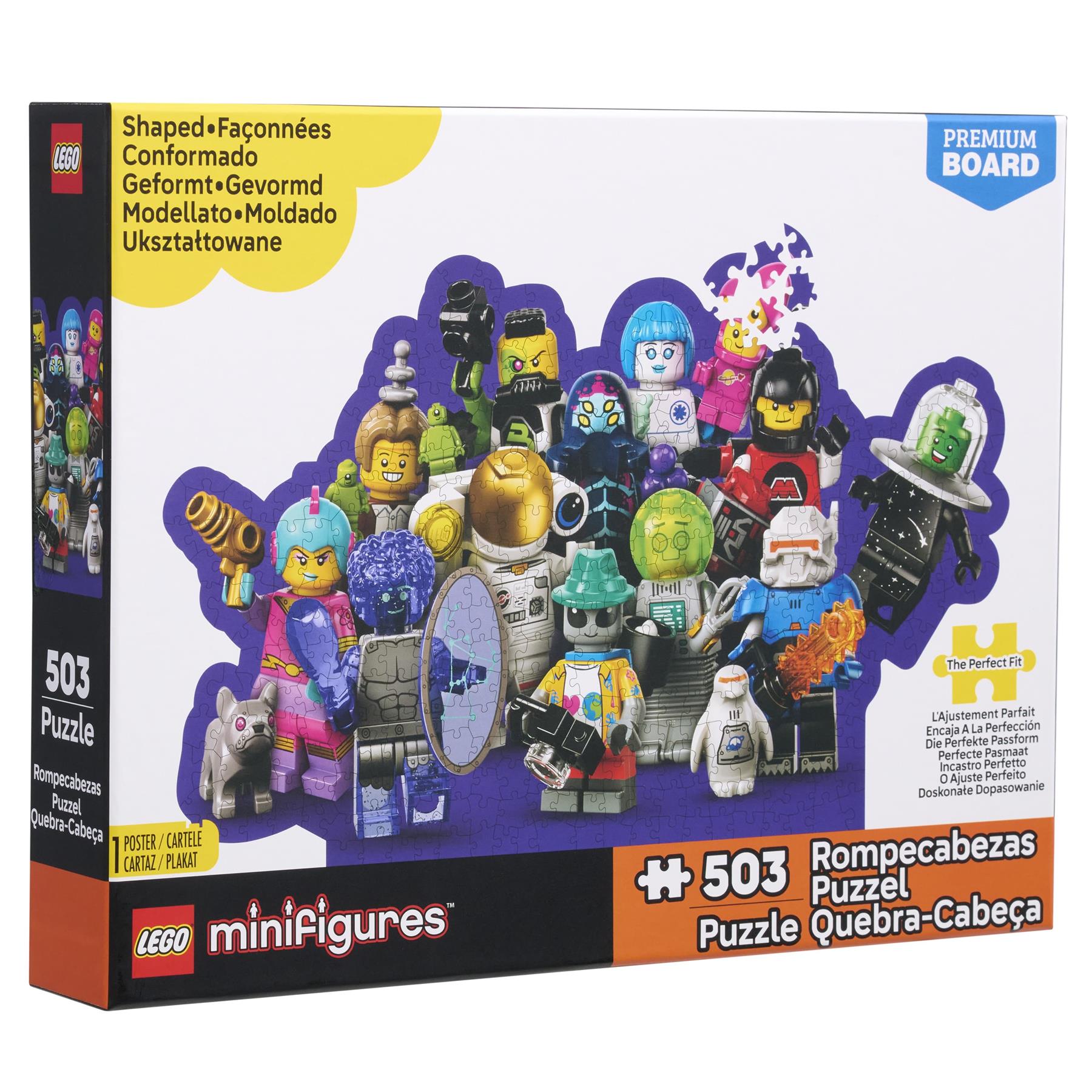 LEGO Minifigures 500-Piece Assorted Collage Jigsaw Puzzle