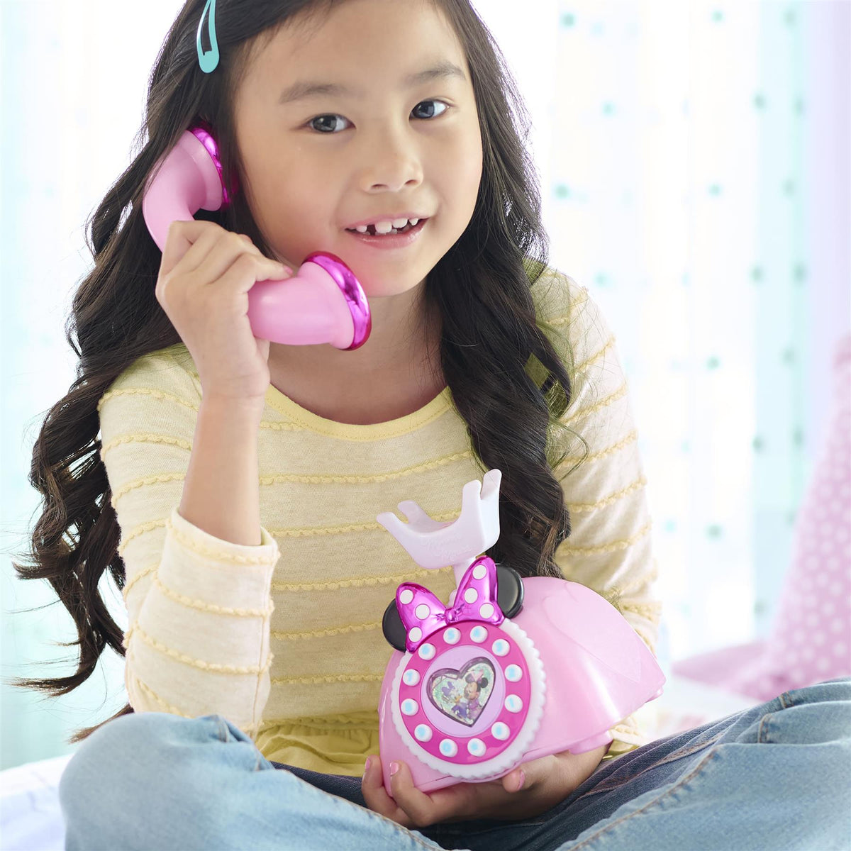 Disney Jr Minnie Mouse Ring Me Rotary Phone