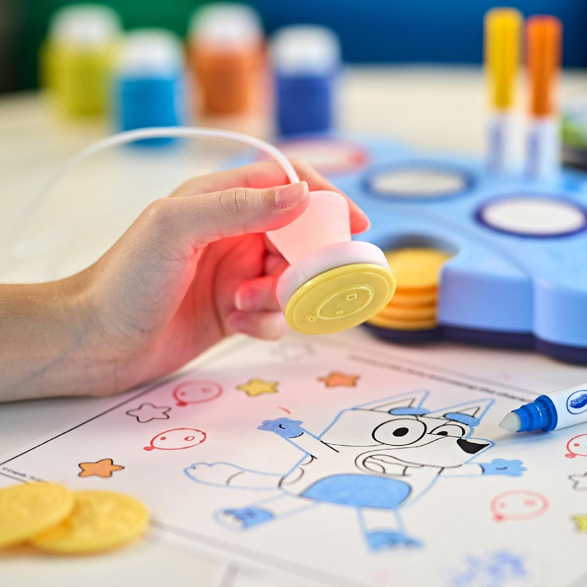 Crayola Bluey Light-Up Stamper