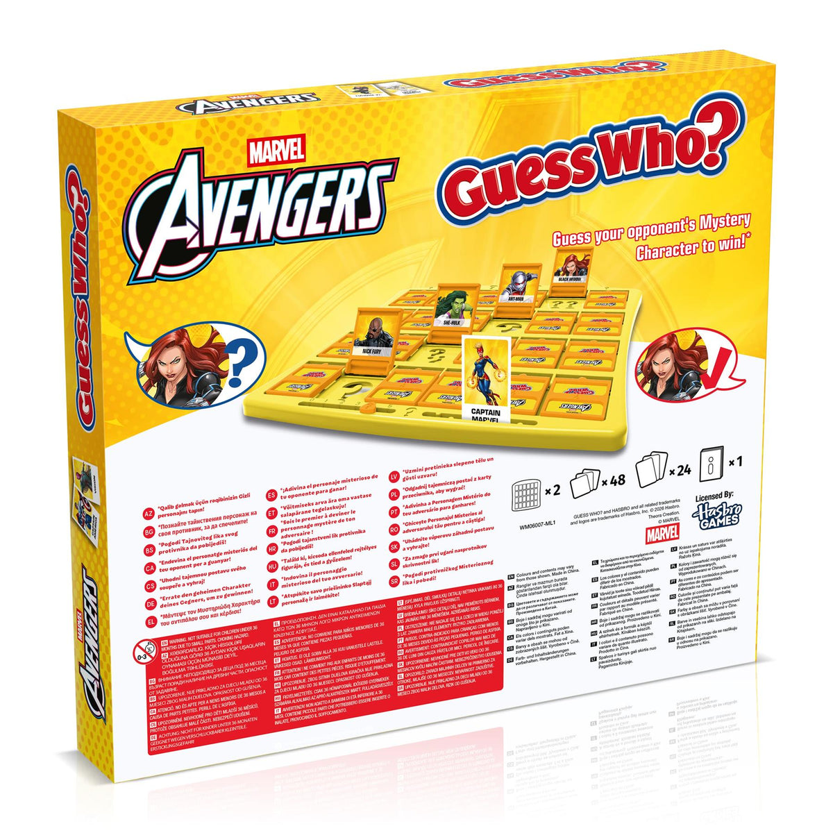 Guess Who? The Original Guessing Game - Marvel Avengers