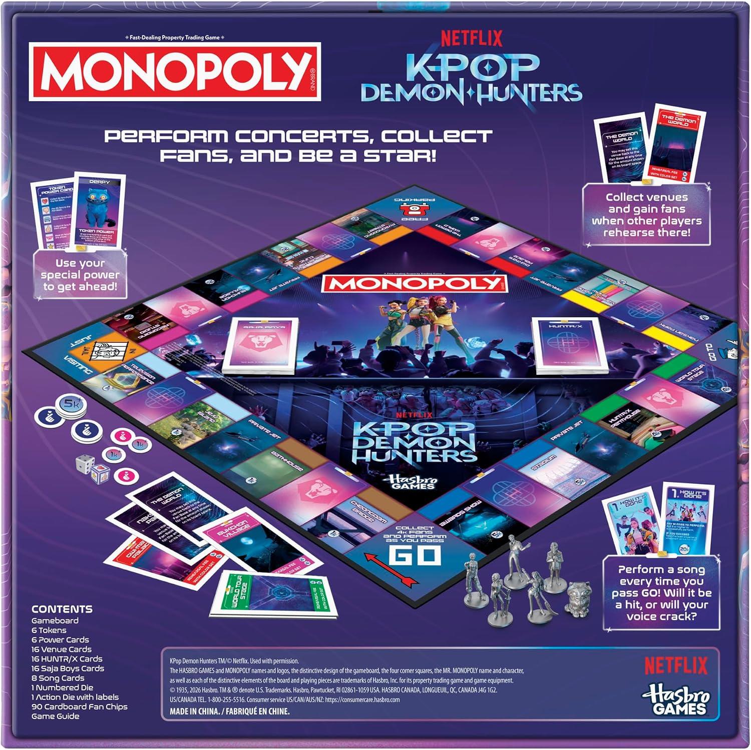 Monopoly: K-POP Demon Hunters Game