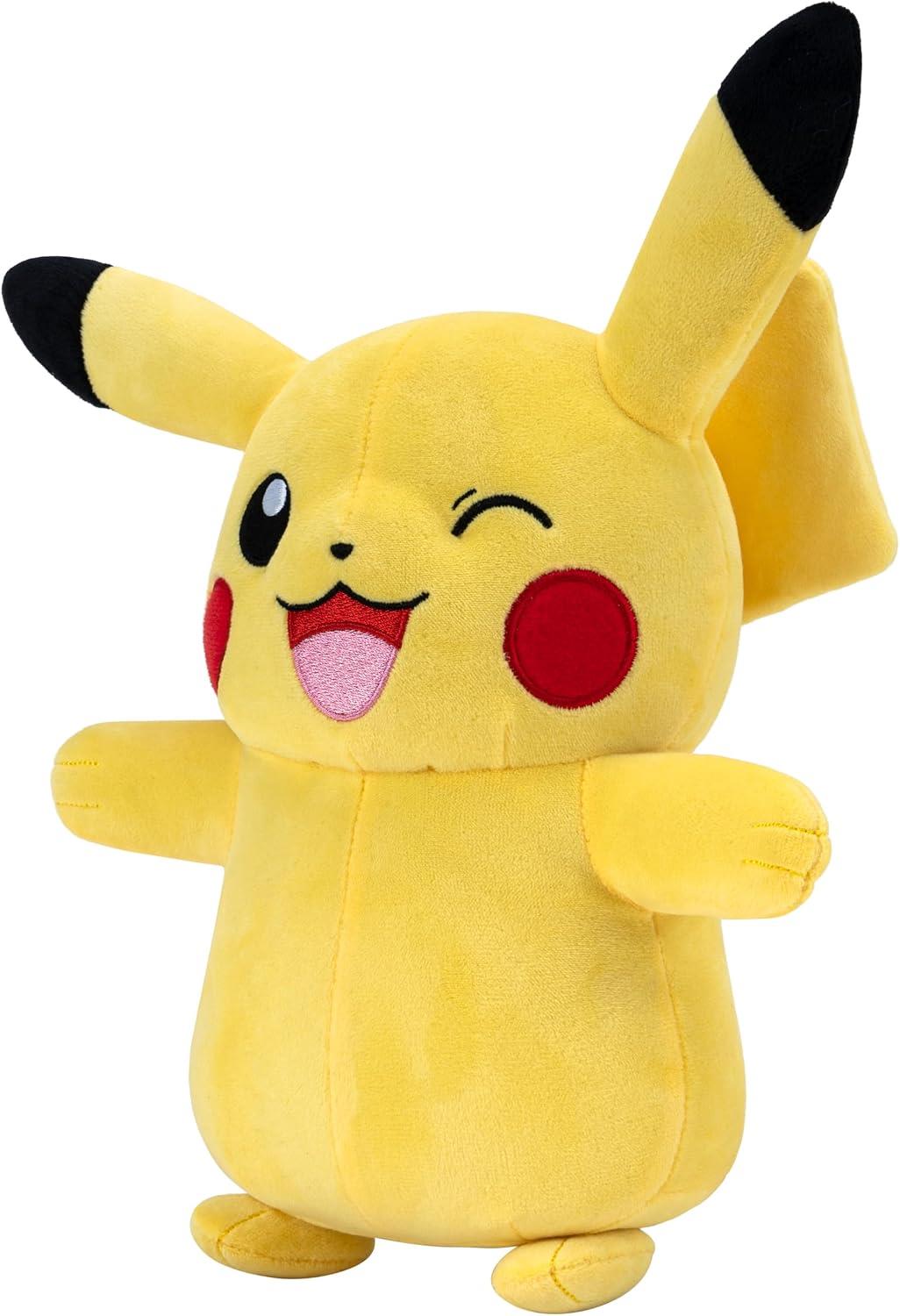 Pokemon 12-Inch Winking Pikachu Plush