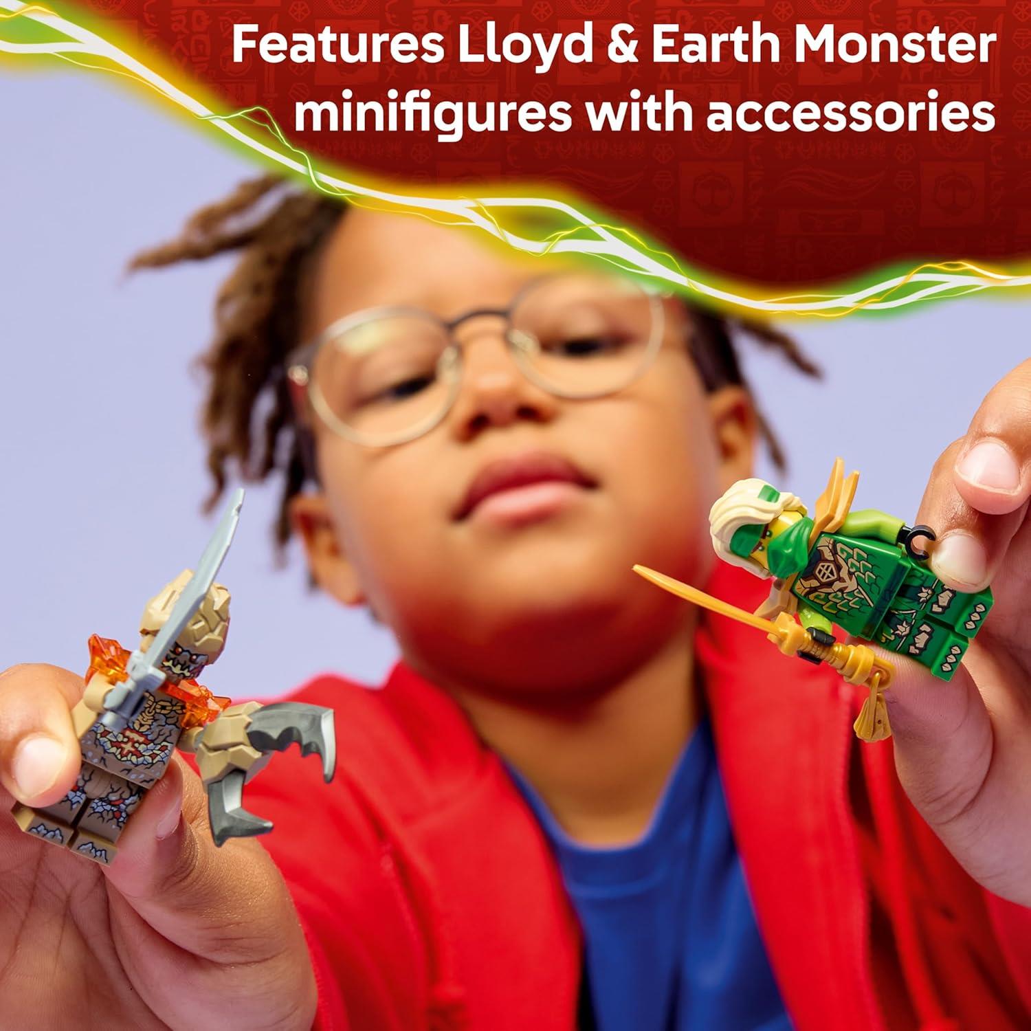 LEGO Ninjago Dragons Rising Lloyd vs. Earth Monster Spinner 71850