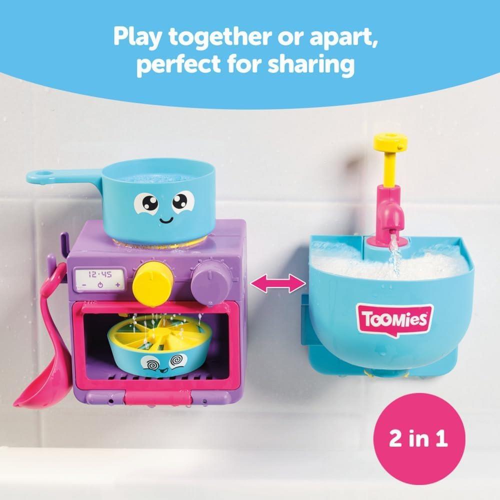 Toomies Bubble & Bake Bathtime Kitchen Bath Toy