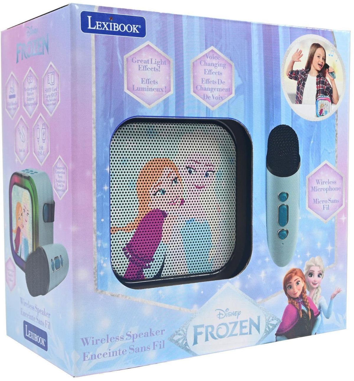 Disney Frozen Portable Karaoke Speaker & Microphone