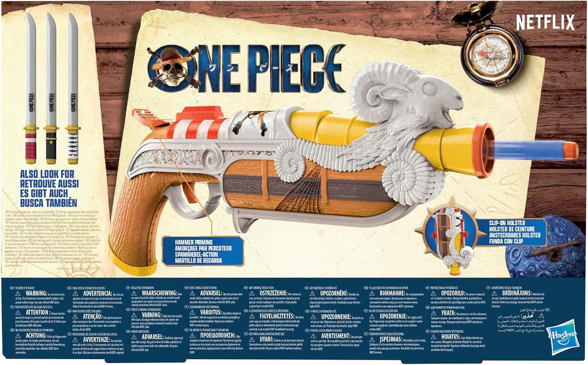 Nerf Netflix One Piece Going Merry Blaster