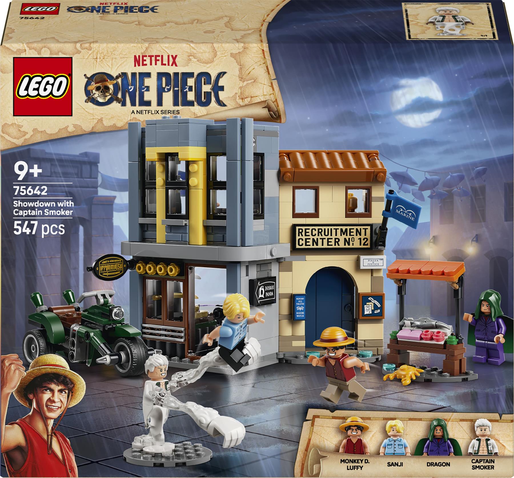 LEGO One Piece Showdown with Captain Smoker 75642