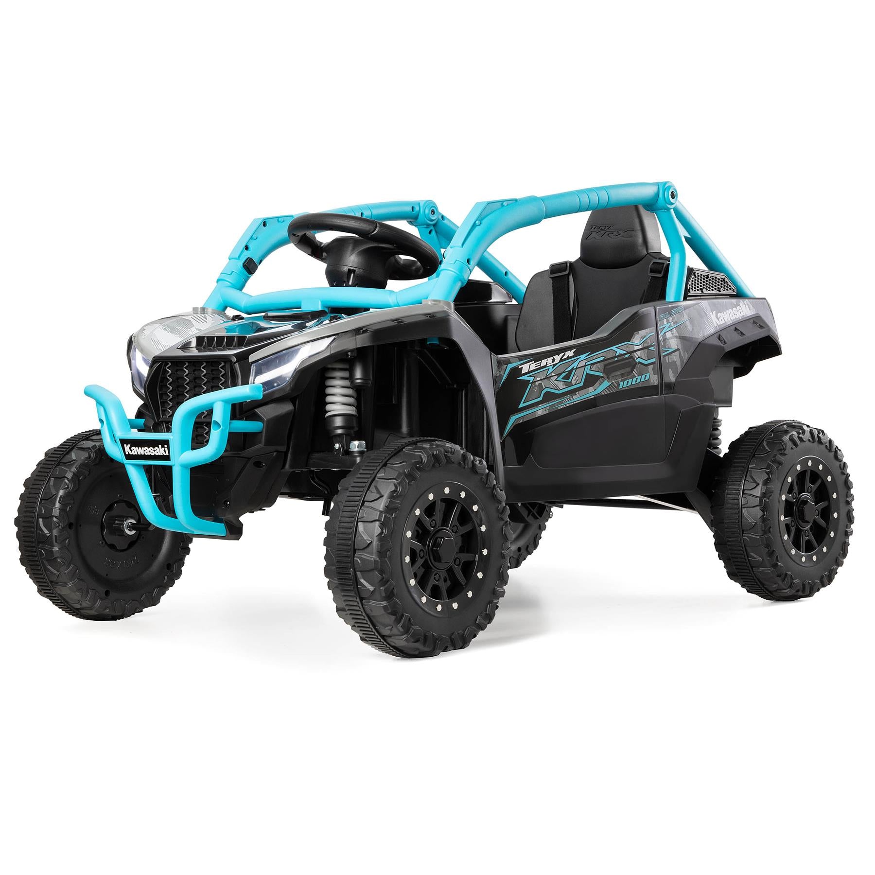 Xootz Kawasaki KRX 1000 12V Ride-On Car - Black/Blue