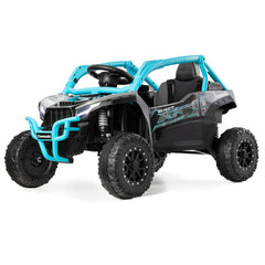 Xootz Kawasaki KRX 1000 12V Ride-On Car - Black/Blue