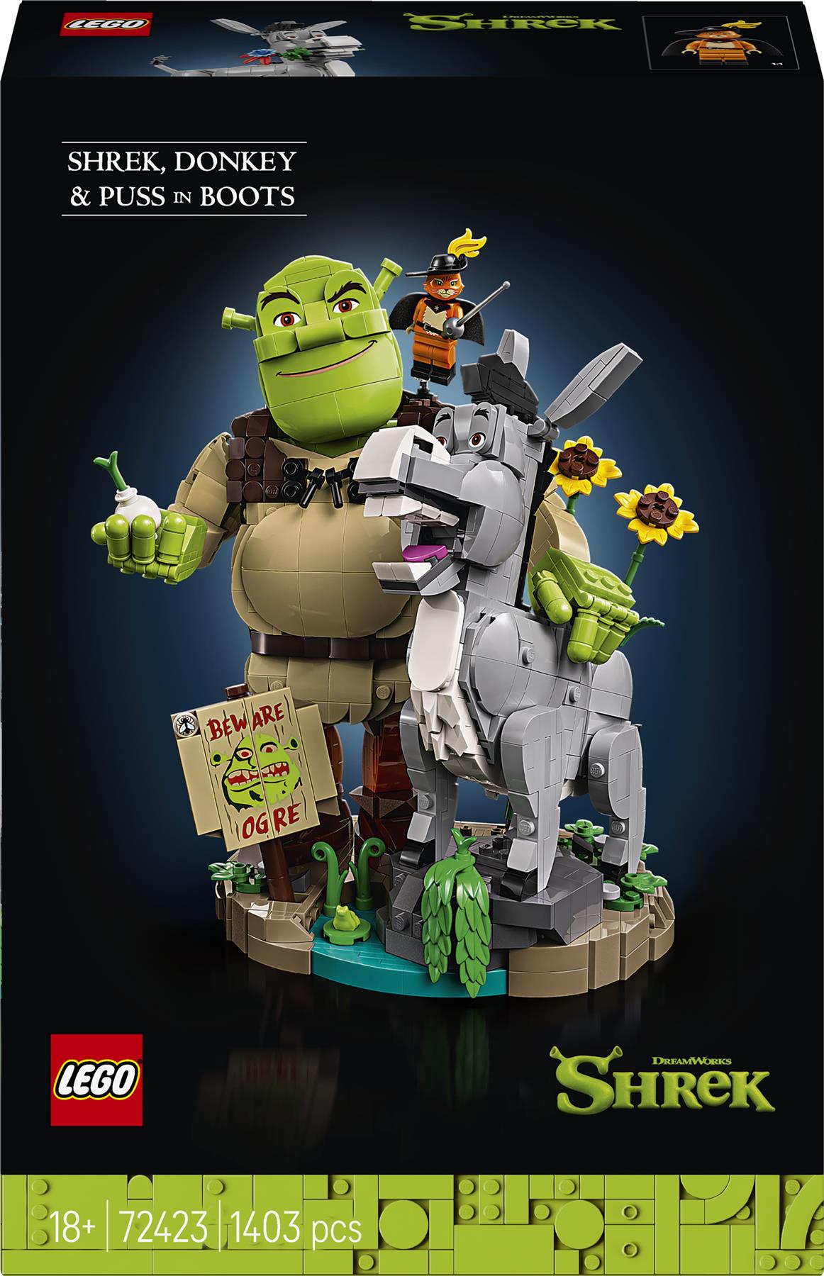 LEGO Shrek, Donkey & Puss in Boots 72423
