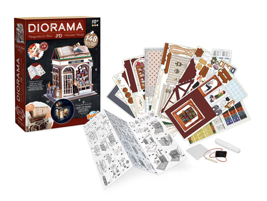 Buki Bookshop Diorama