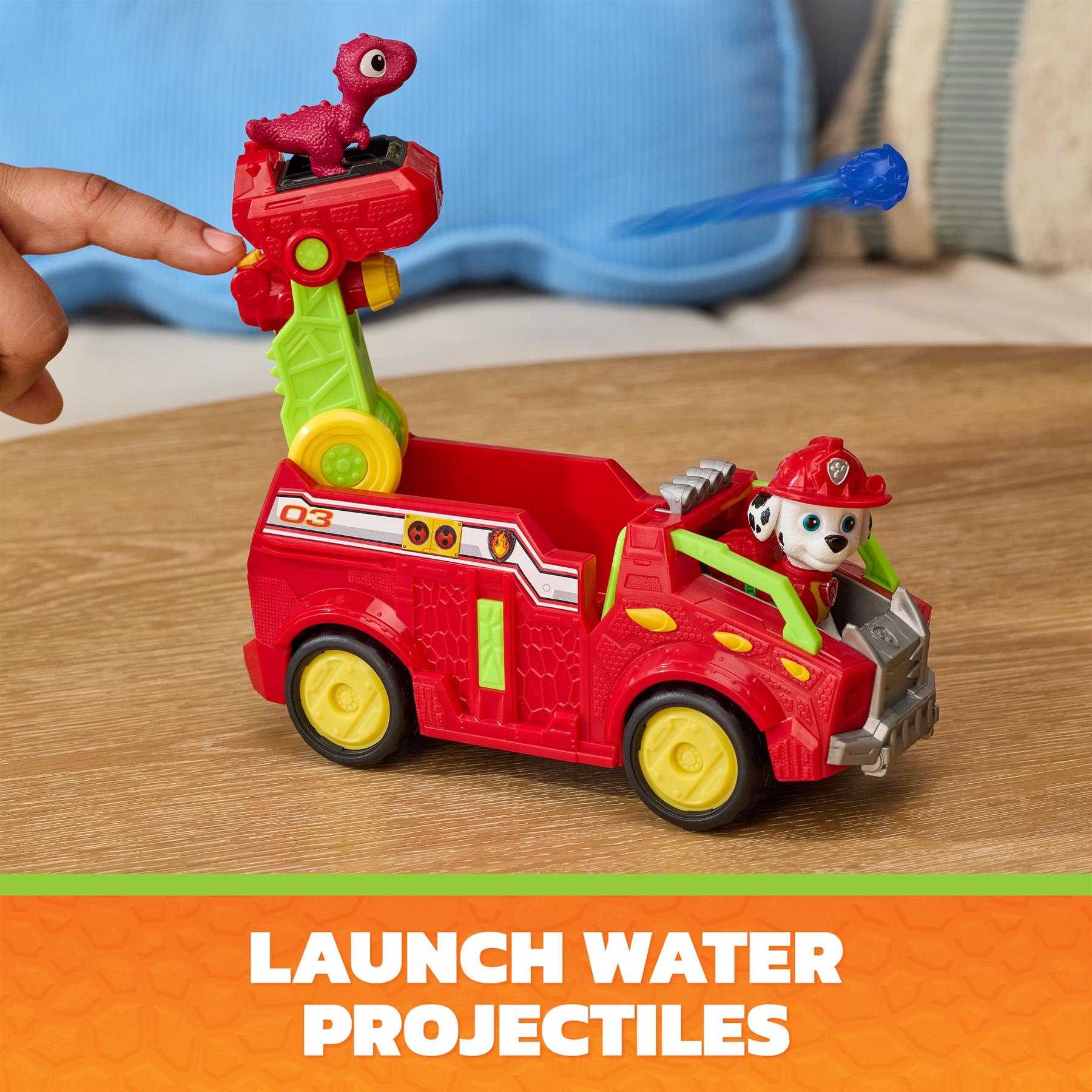 Paw Patrol Dino Themed Vehicle - Marshall