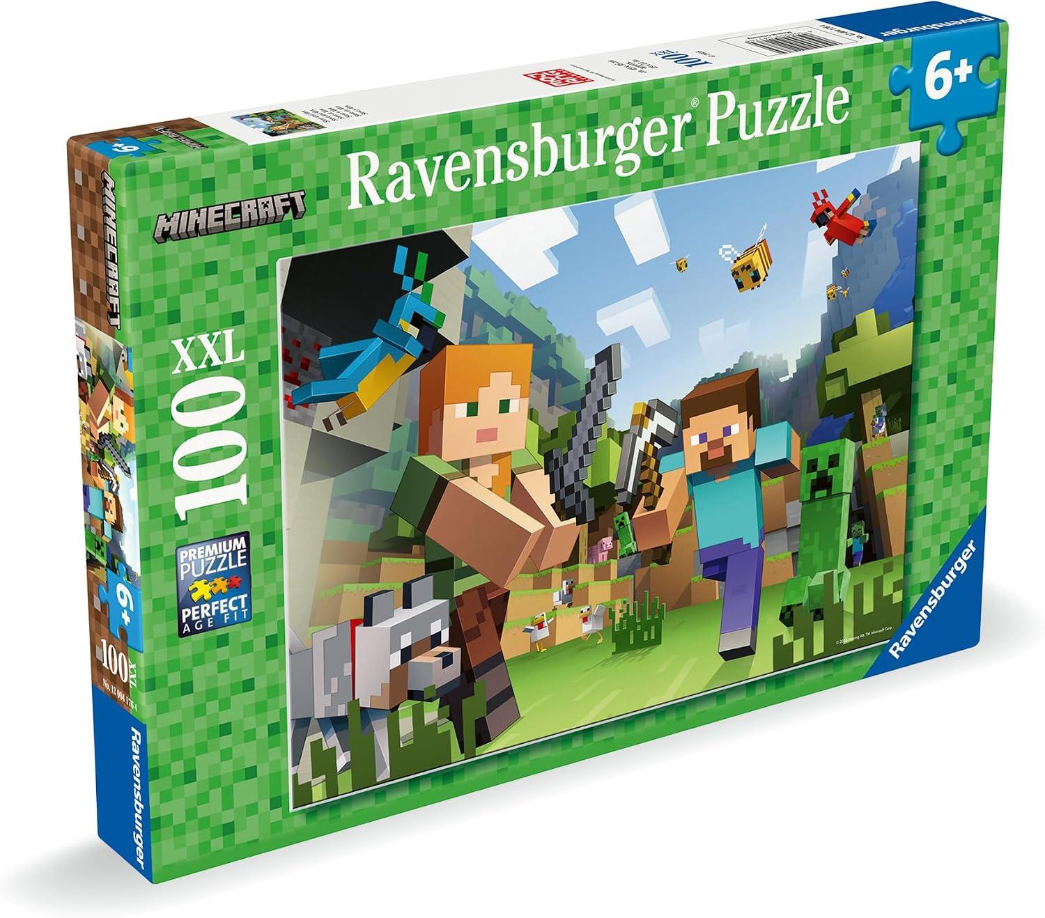 Ravensburger Minecraft 100-Piece Jigsaw Puzzle