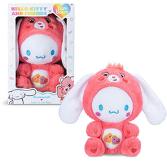 Care Bears x Hello Kitty Cinnamoroll as Love-A-Lot Bear Plush 25cm