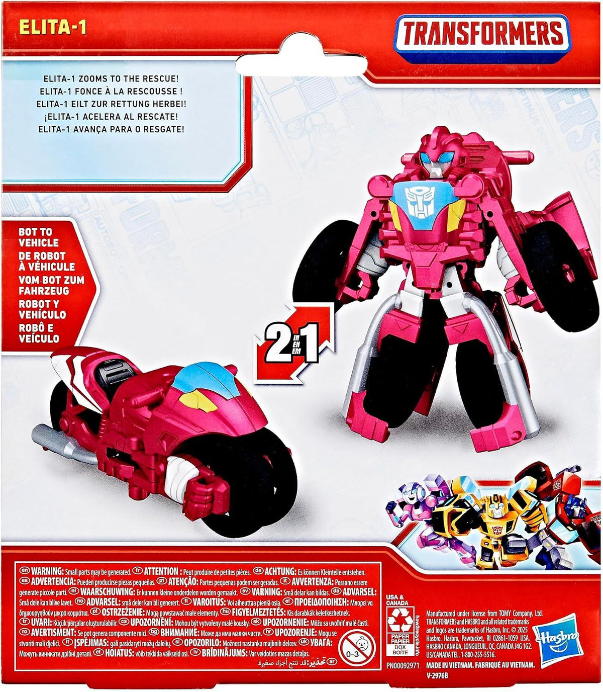 Transformers Classic Heroes Team Elita-1 Action Figure