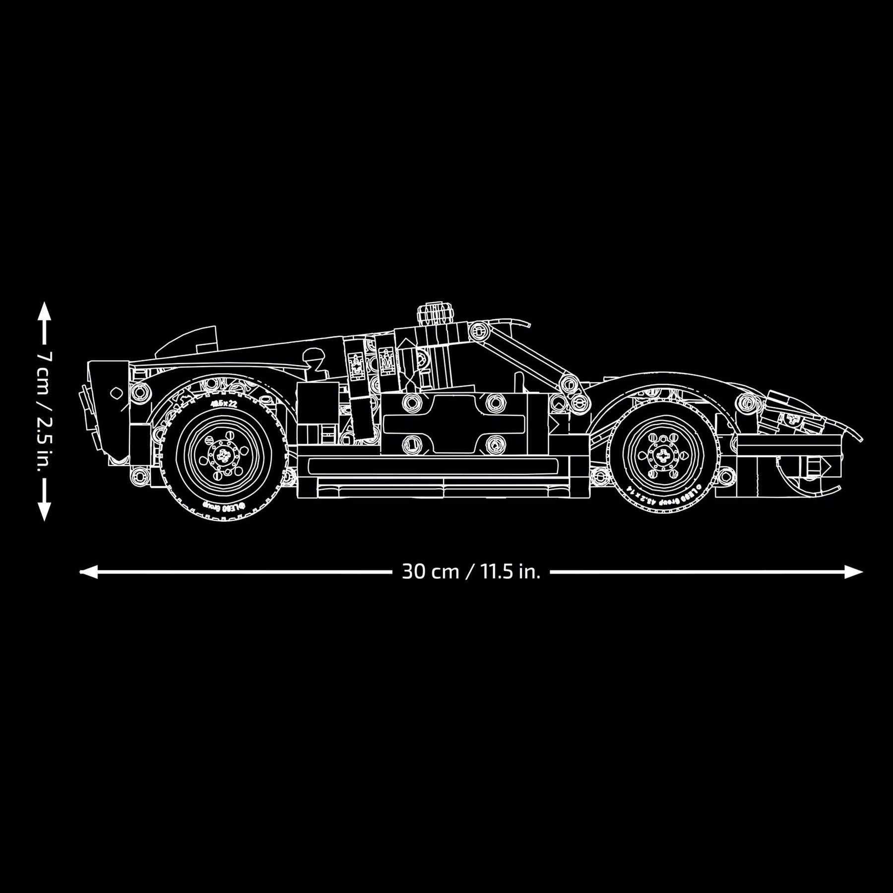 LEGO Technic 1966 Ford G T40 MKII Race Car 42223