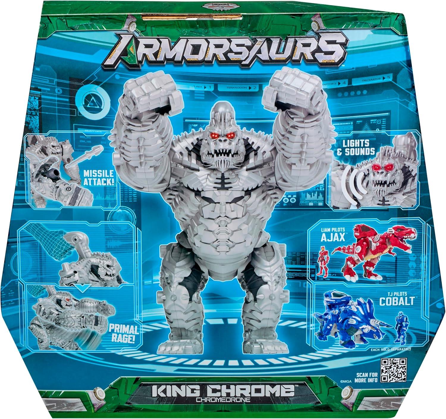 Armorsaurs Feature Villain Figure - King Chrome