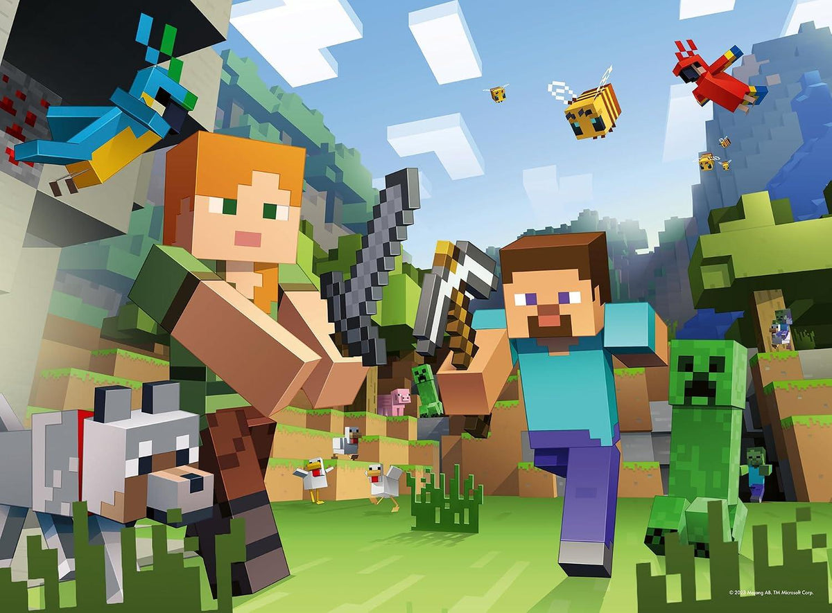 Ravensburger Minecraft 100-Piece Jigsaw Puzzle