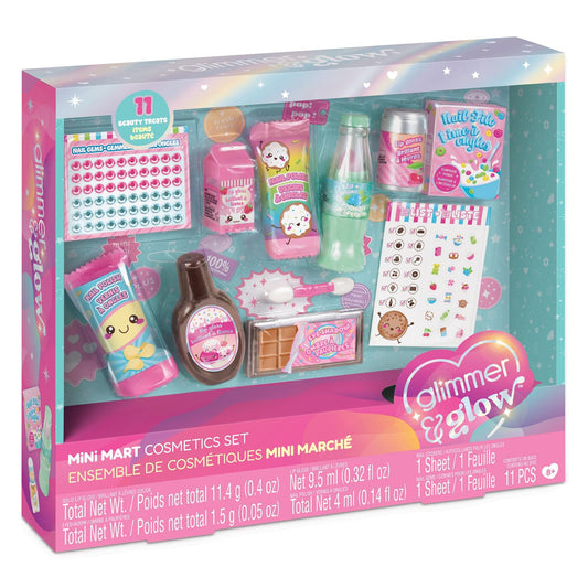 Make It Real Glimmer & Glow Mini Mart Cosmetic Set