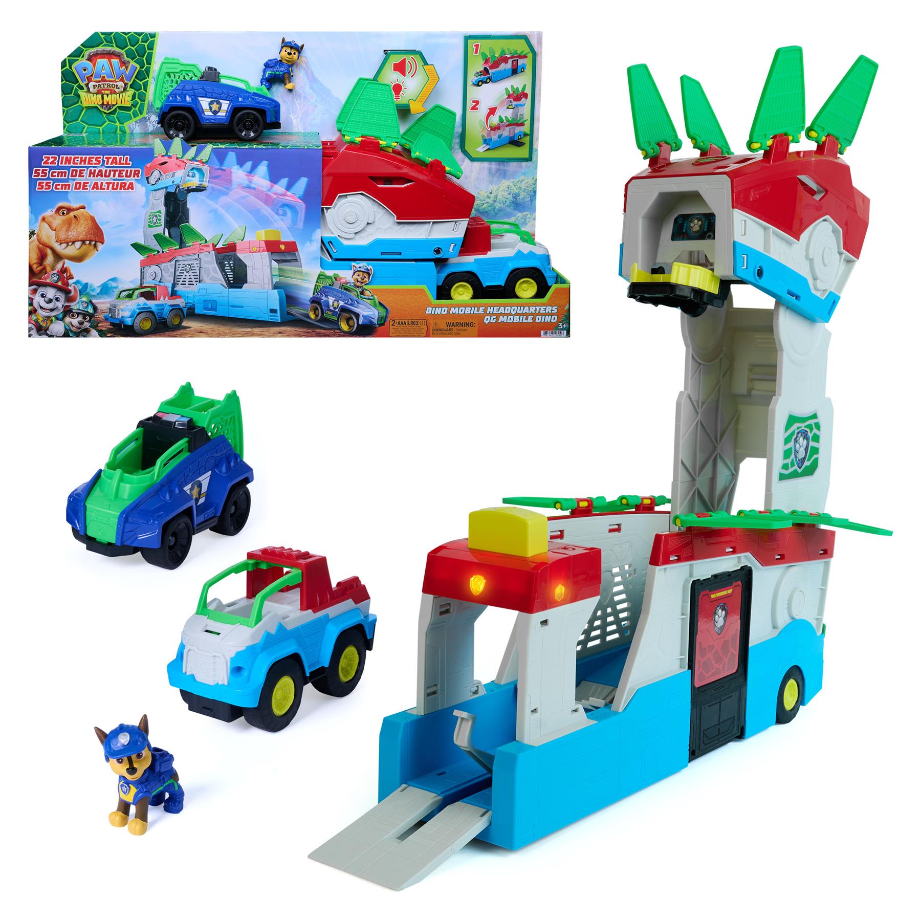 PAW Patrol: The Dino Movie Playset Dino Mobile Headquarters