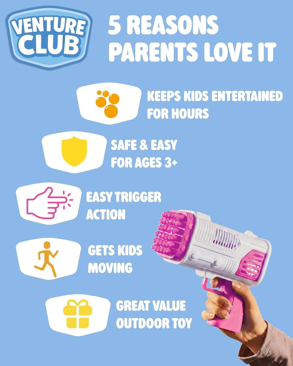 Venture Club Bubble Blaster - 2 Pack - Pink