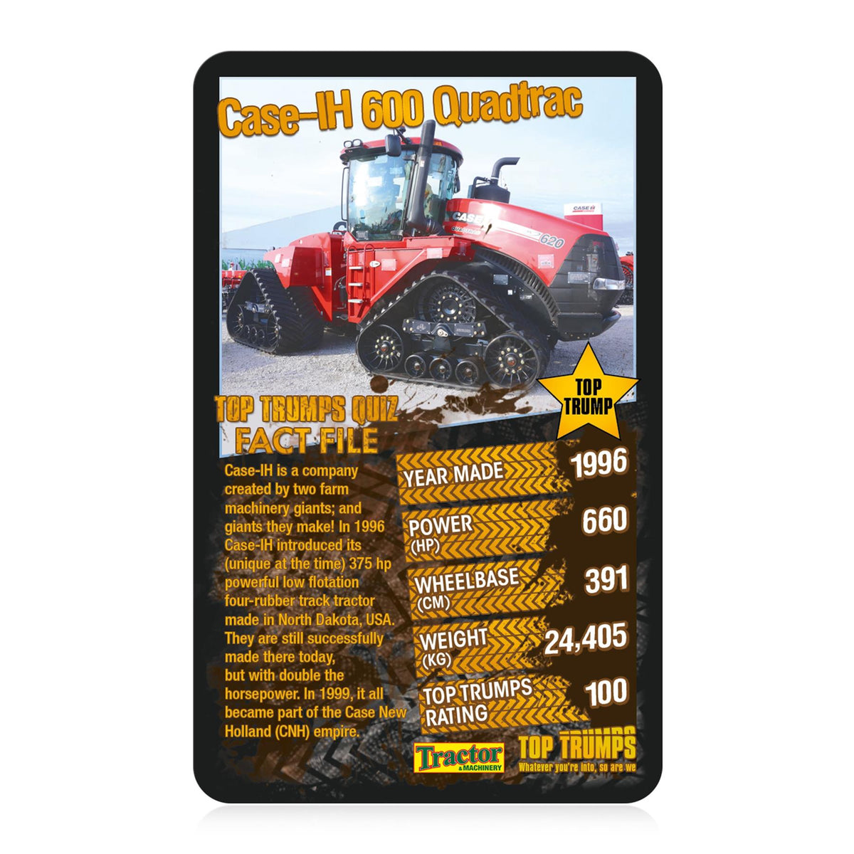 Top Trumps Tractors Card Game