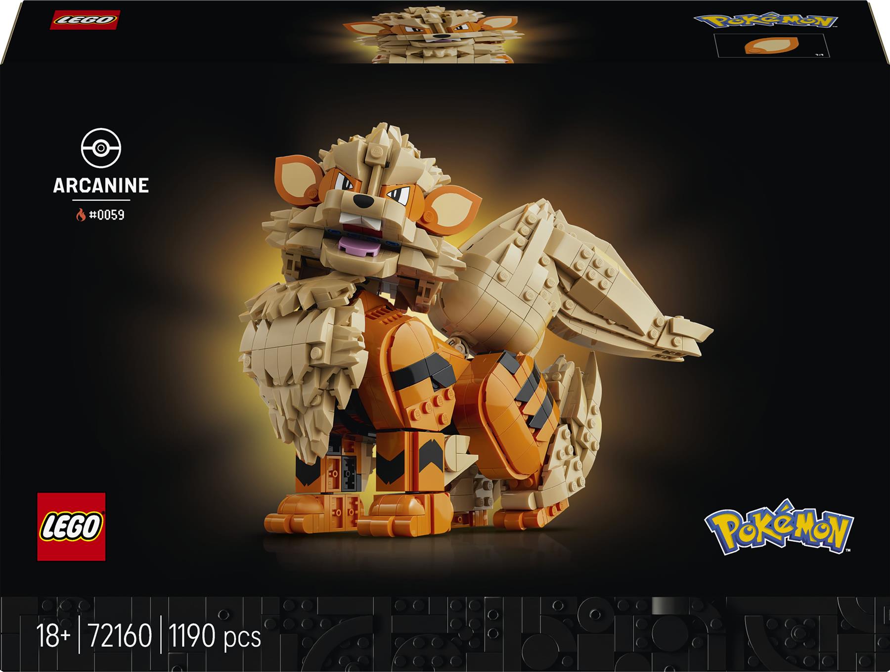LEGO Pokemon Arcanine 72160