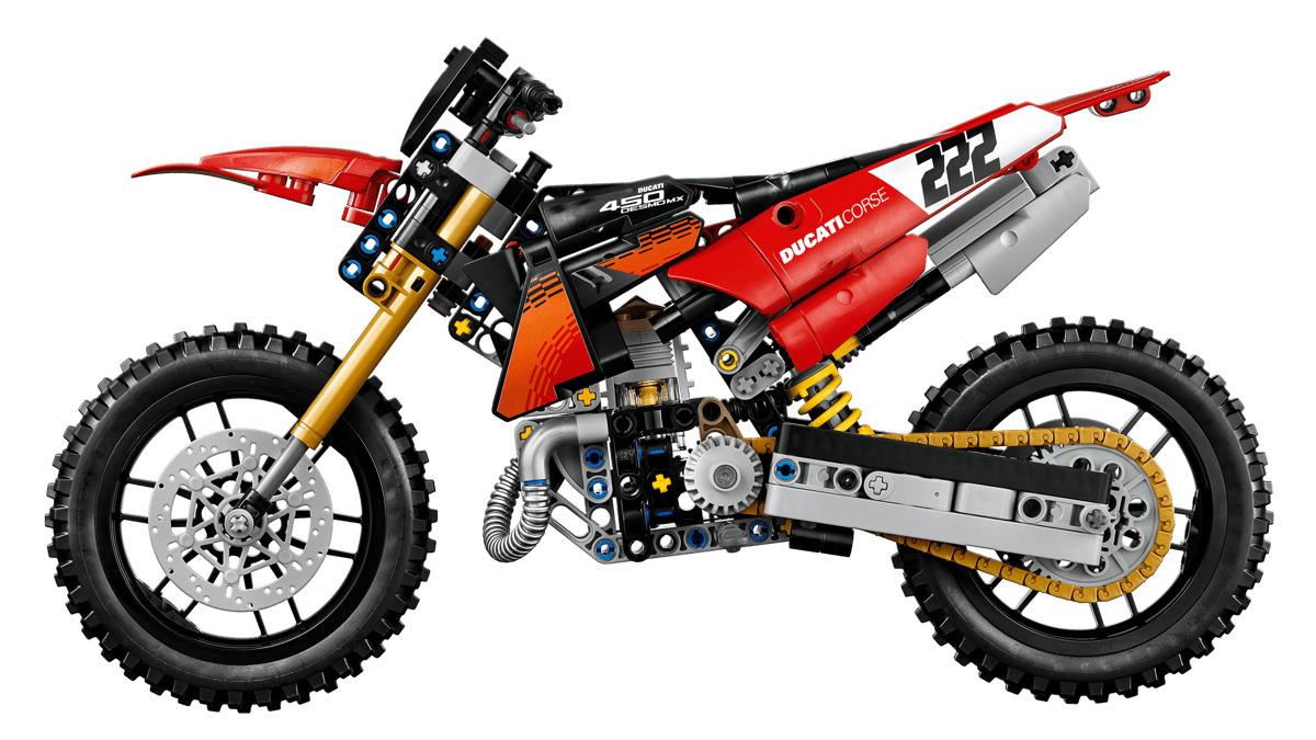 LEGO Technic Ducati Desmo450 MX Factory Motorcycle 42238