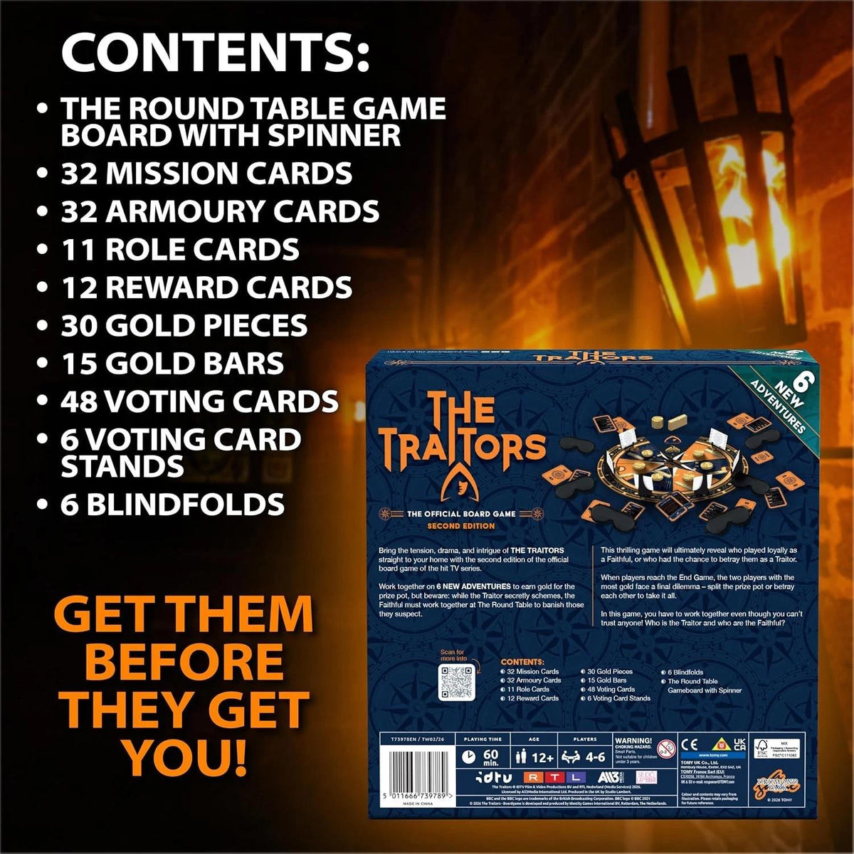 The Traitors Board Game 2nd edition