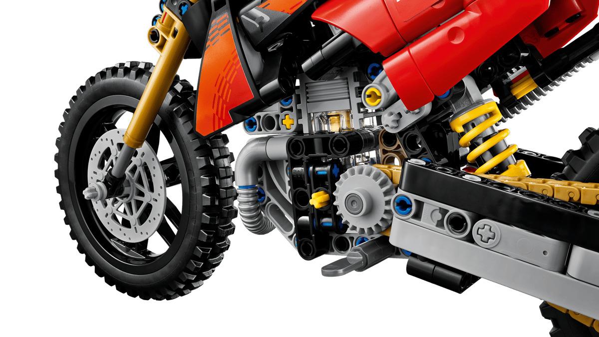 LEGO Technic Ducati Desmo450 MX Factory Motorcycle 42238