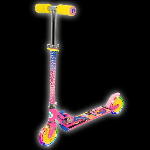 Barbie Folding Inline Scooter with Light Up Wheels