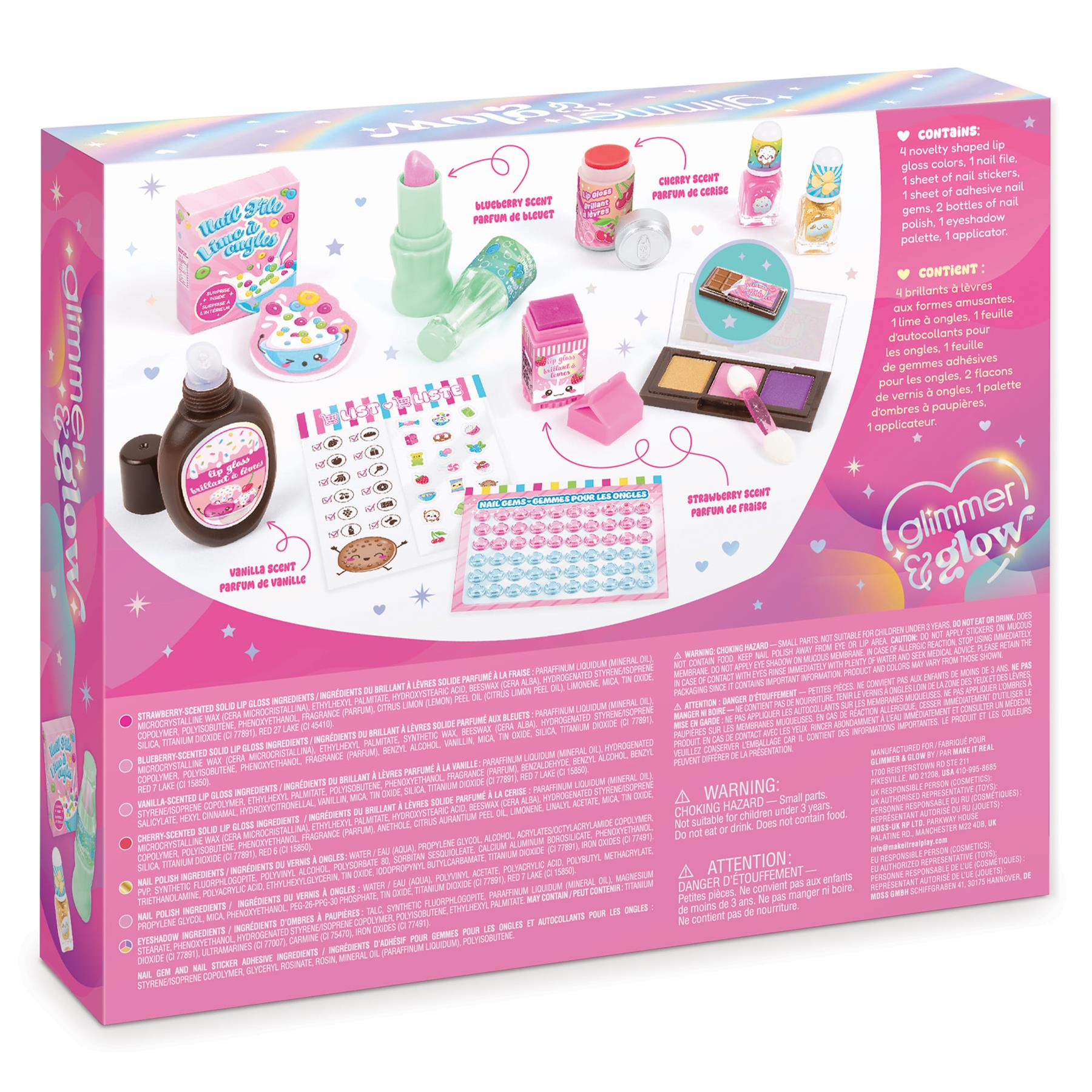 Make It Real Glimmer & Glow Mini Mart Cosmetic Set