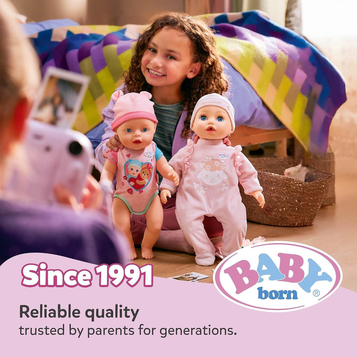 BABY born 43cm Interactive Doll - Leah