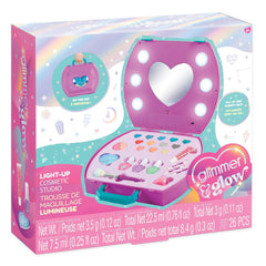 Make It Real Glimmer & Glow Light Up Cosmetic Studio