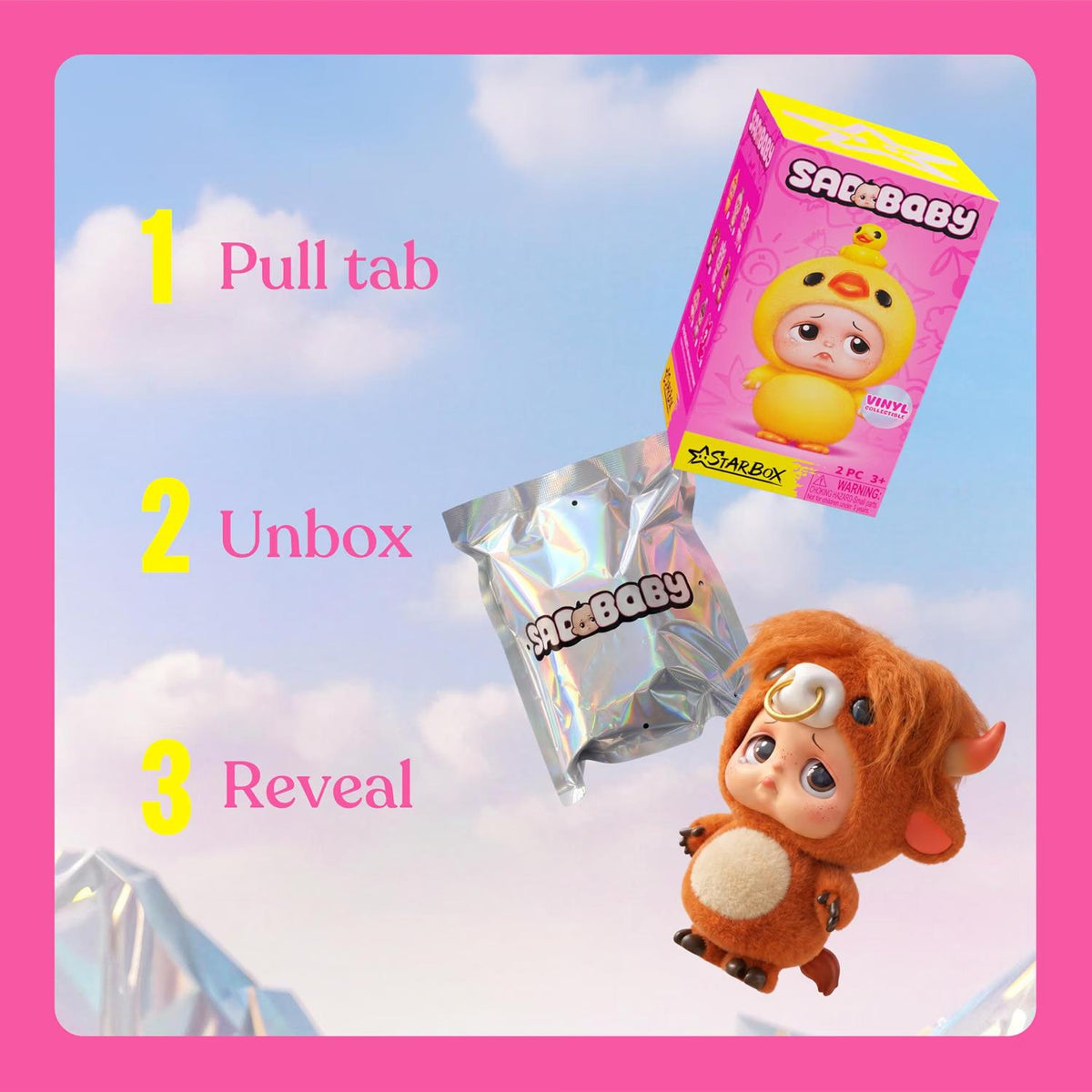 Starbox Series 1 Sad Baby Animals Blind Box