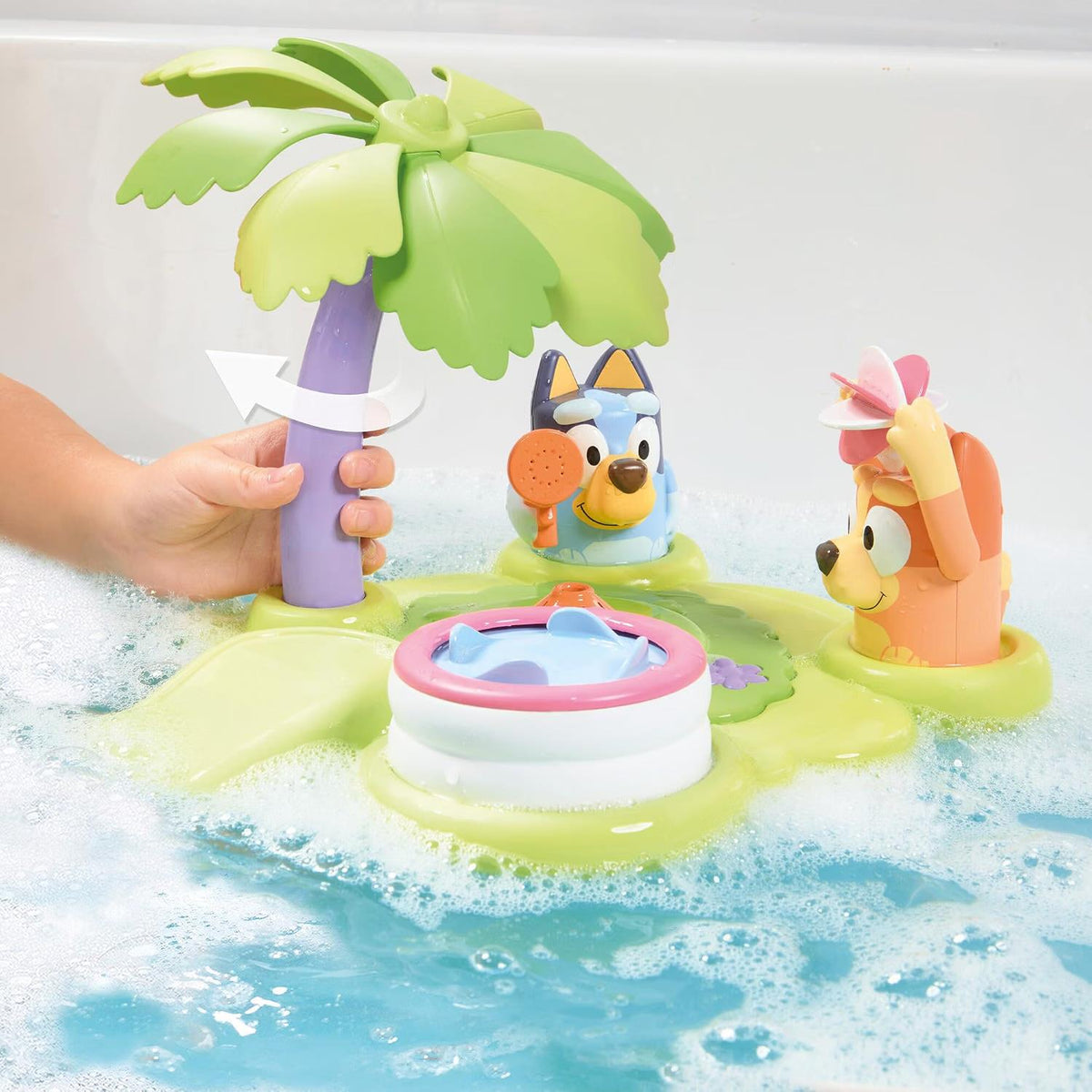 Tomy Bluey Bath Island Bath Toy