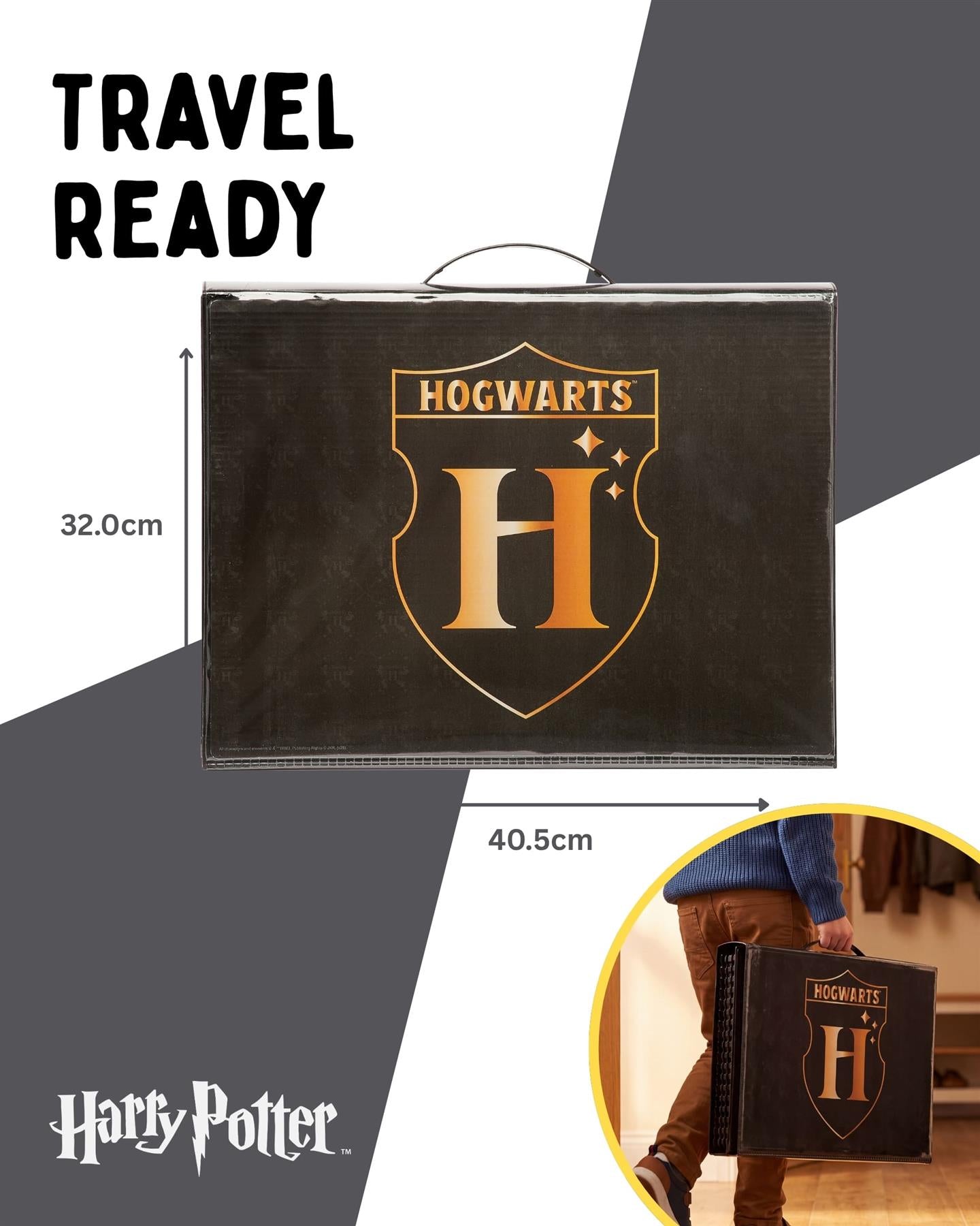 Harry Potter 169 piece Childrens Easel Set with Whiteboard, Chalkboard & Accessories