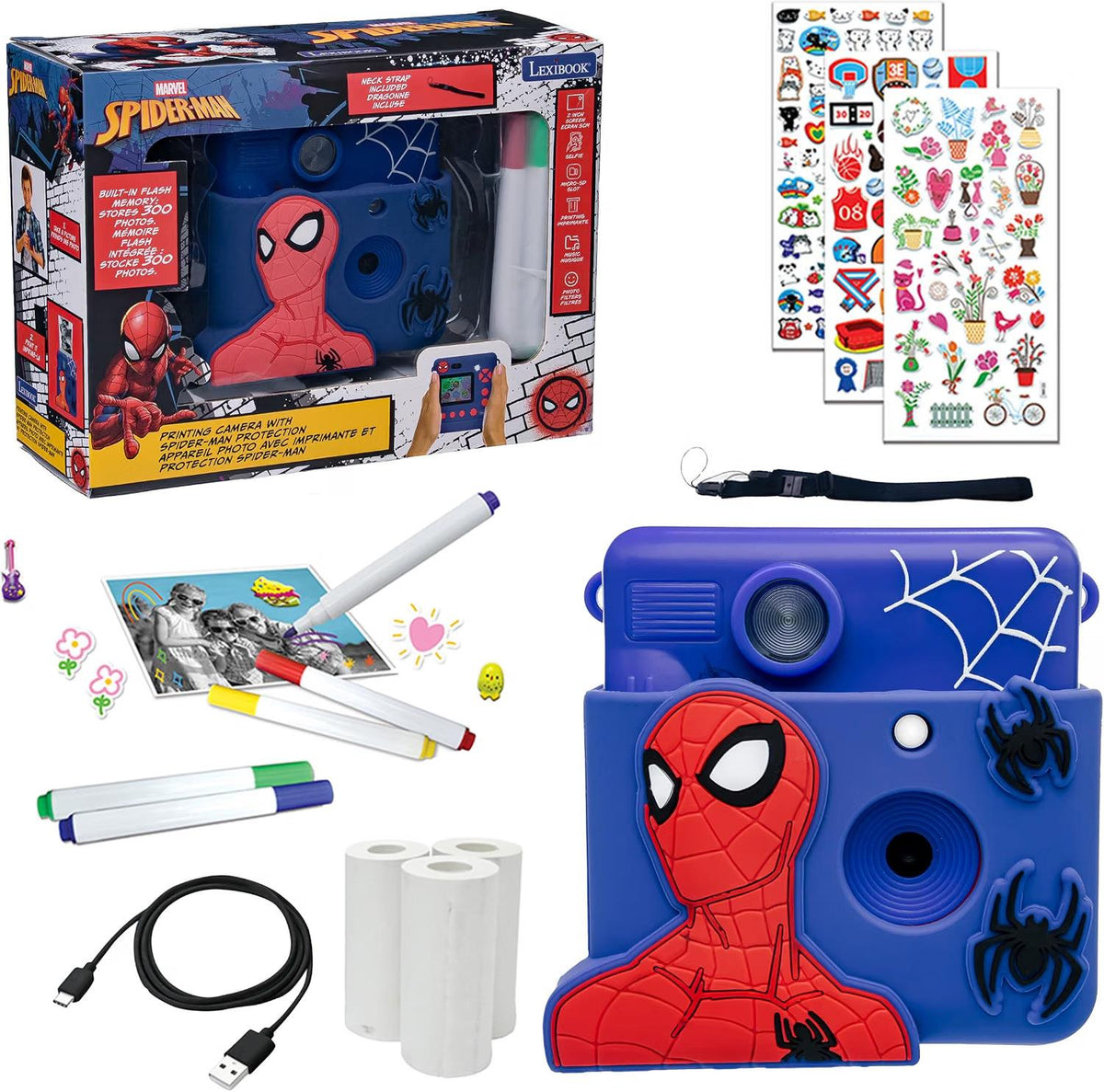 Marvel SpiderMan Starcam Print Camera