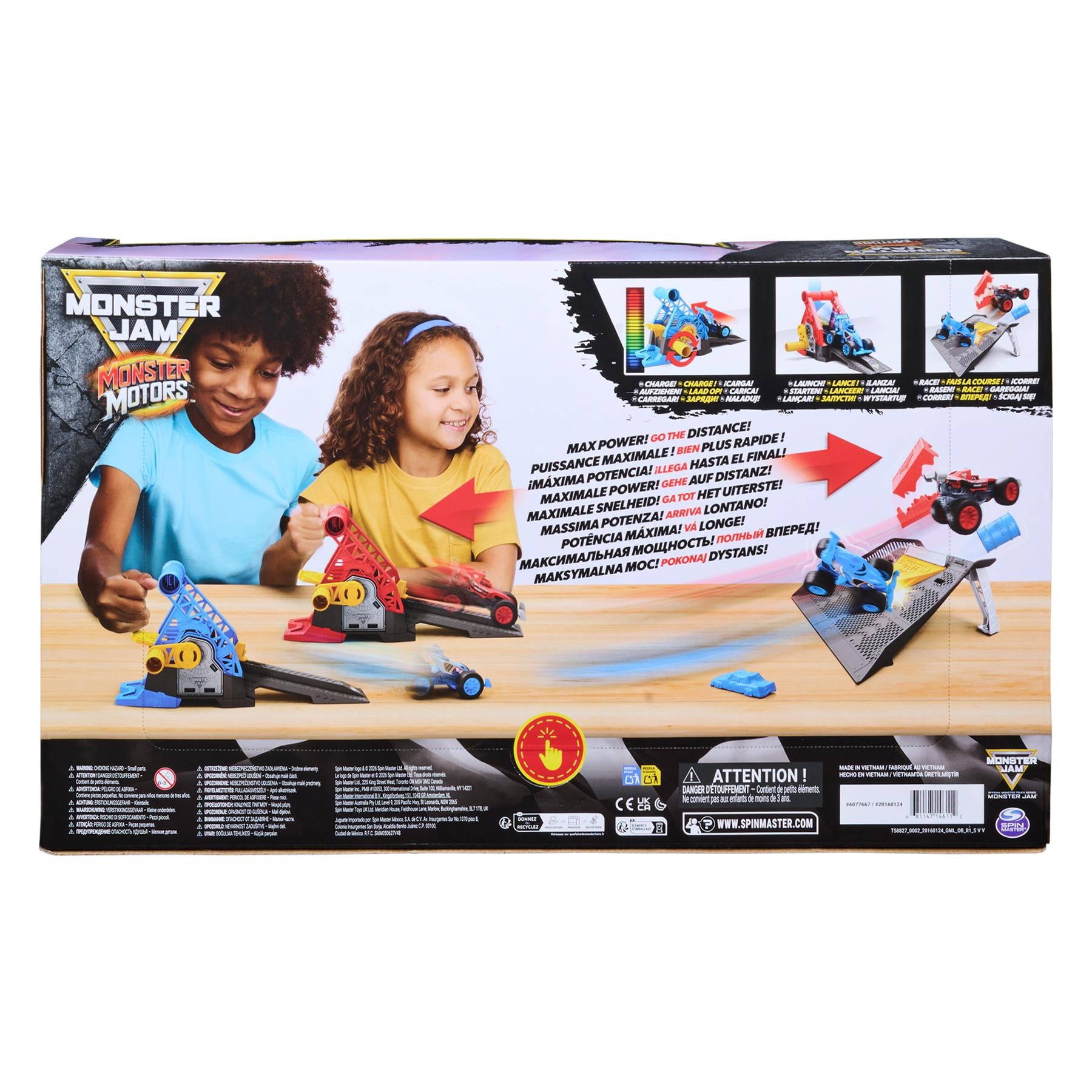 Monster Jam 1:64 Scale Monster Motors Playset