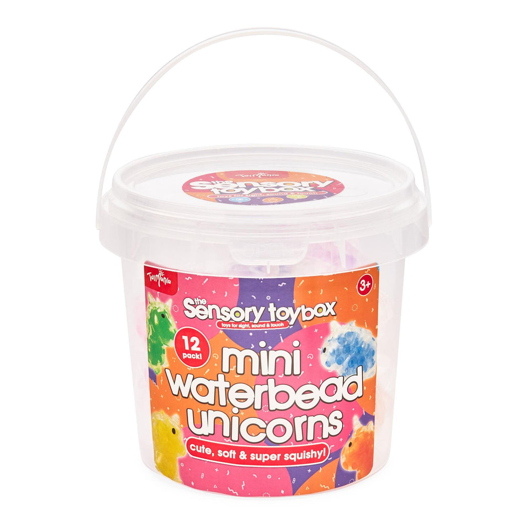 Toy Mania 12 Pack Mini Unicorn Waterbeads Tub