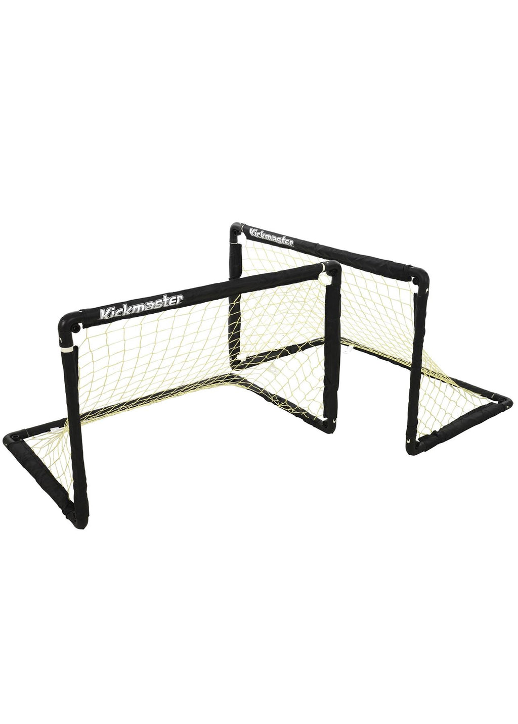 Kickmaster One on One Black Folding Goal Set
