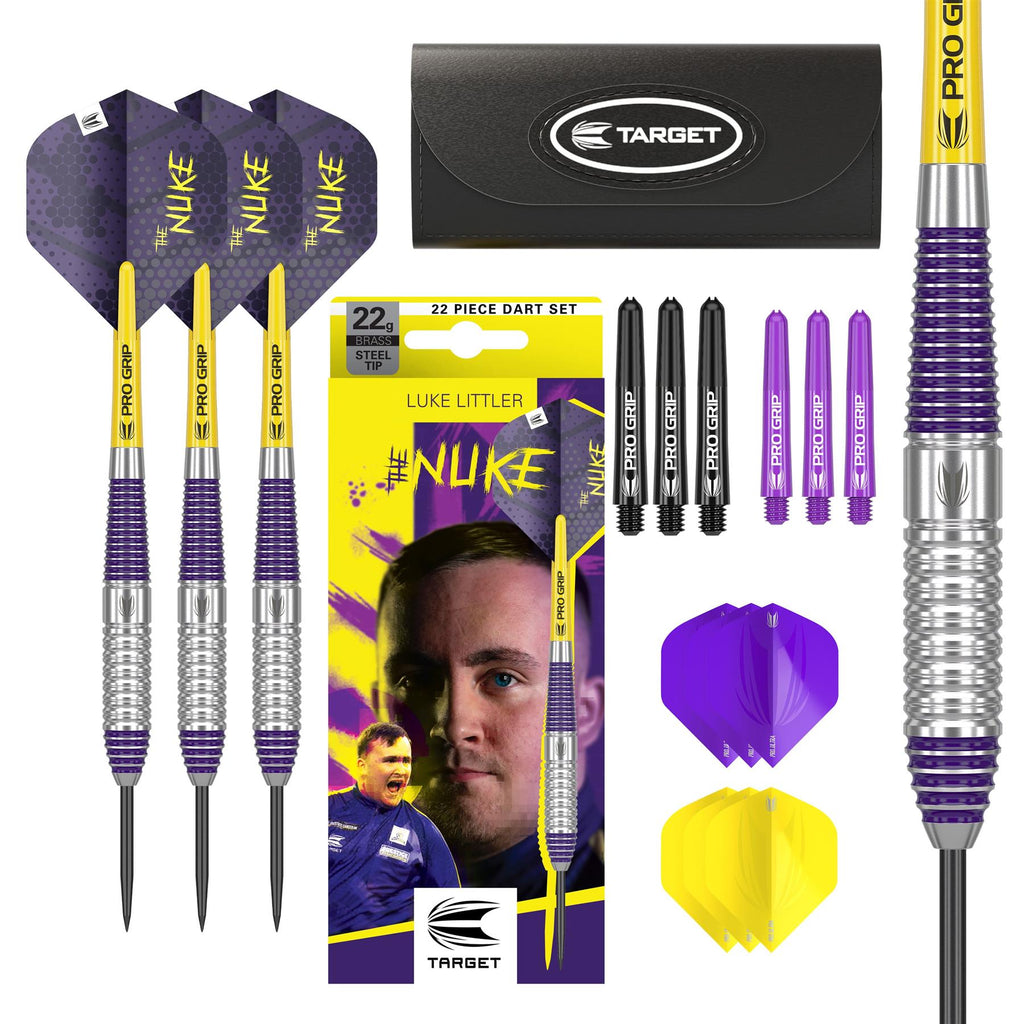 Luke Littler Brass Steel Tip Set