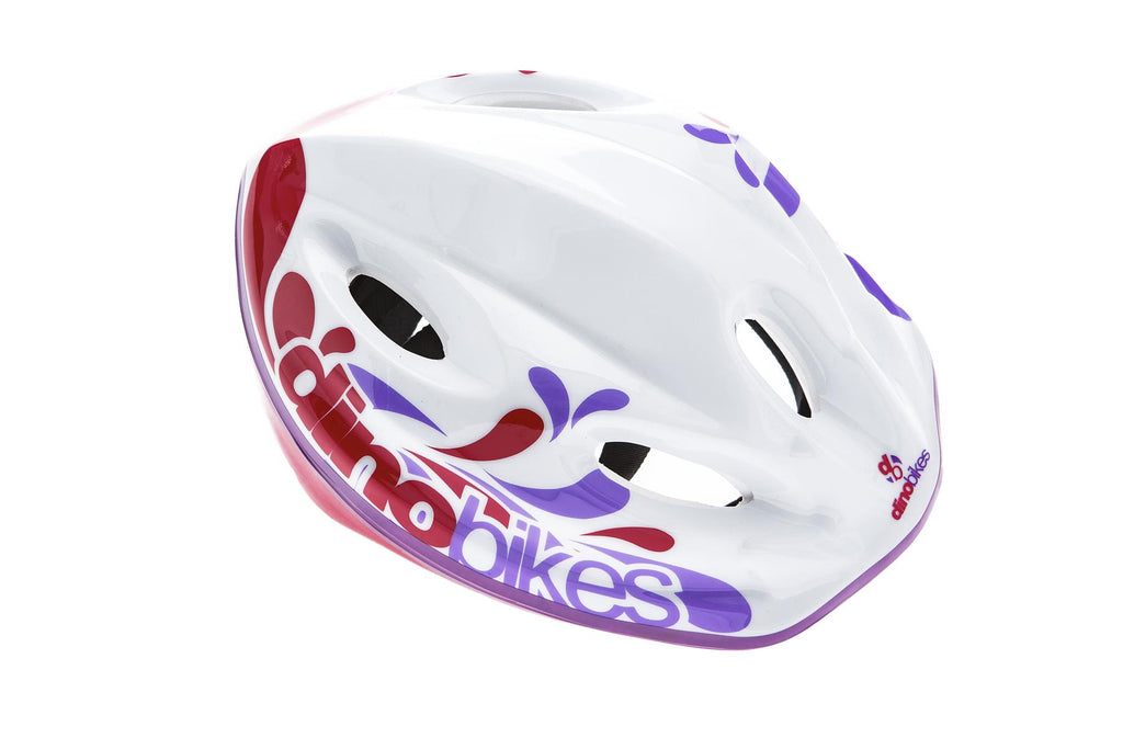 White Pink Bike Helmet