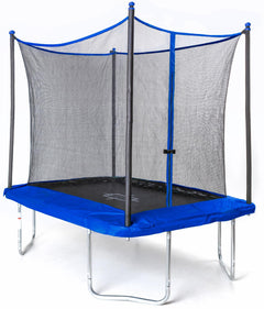 Sportspower 8ft x 6ft Bounce Pro Rectangular Trampoline with Enclosure