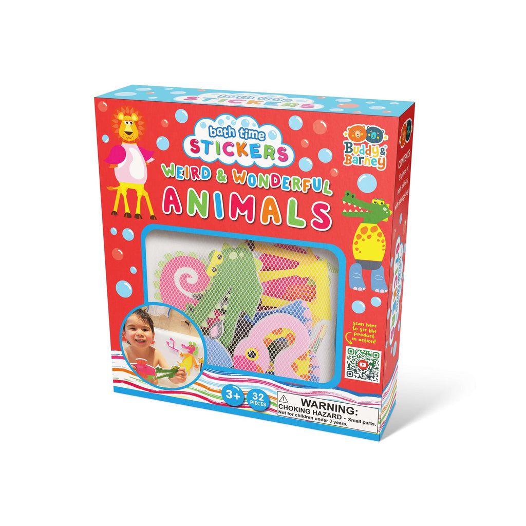 Weird Wonderful Animals Bath Stickers