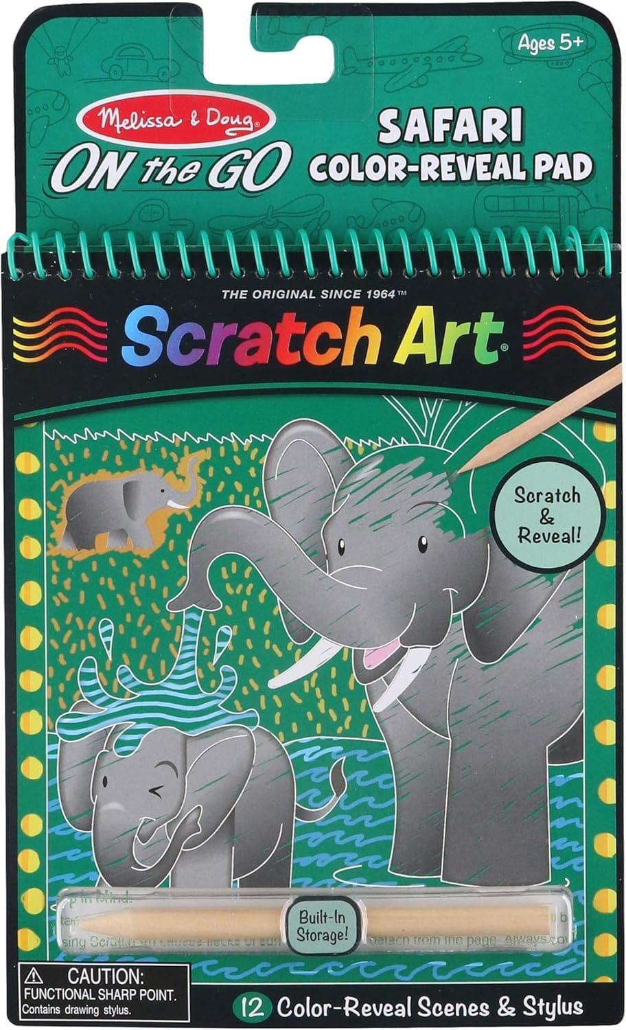 Melissa & Doug Scratch Art Sea Life Colour-Reveal Pad