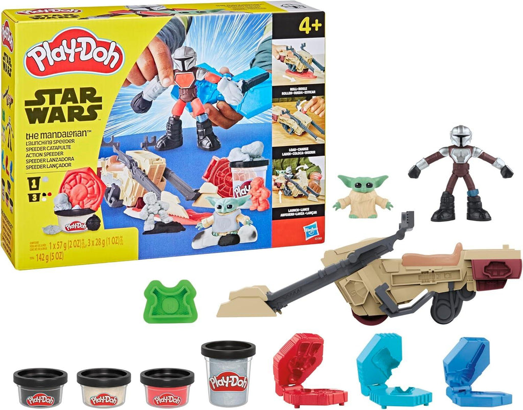 STAR WARS Mandalorian Launching Speeder Playset