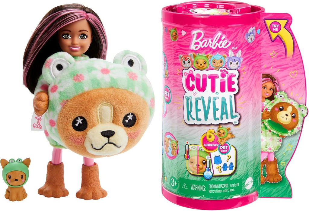 Cute Reveal Doll Puppy As Frog